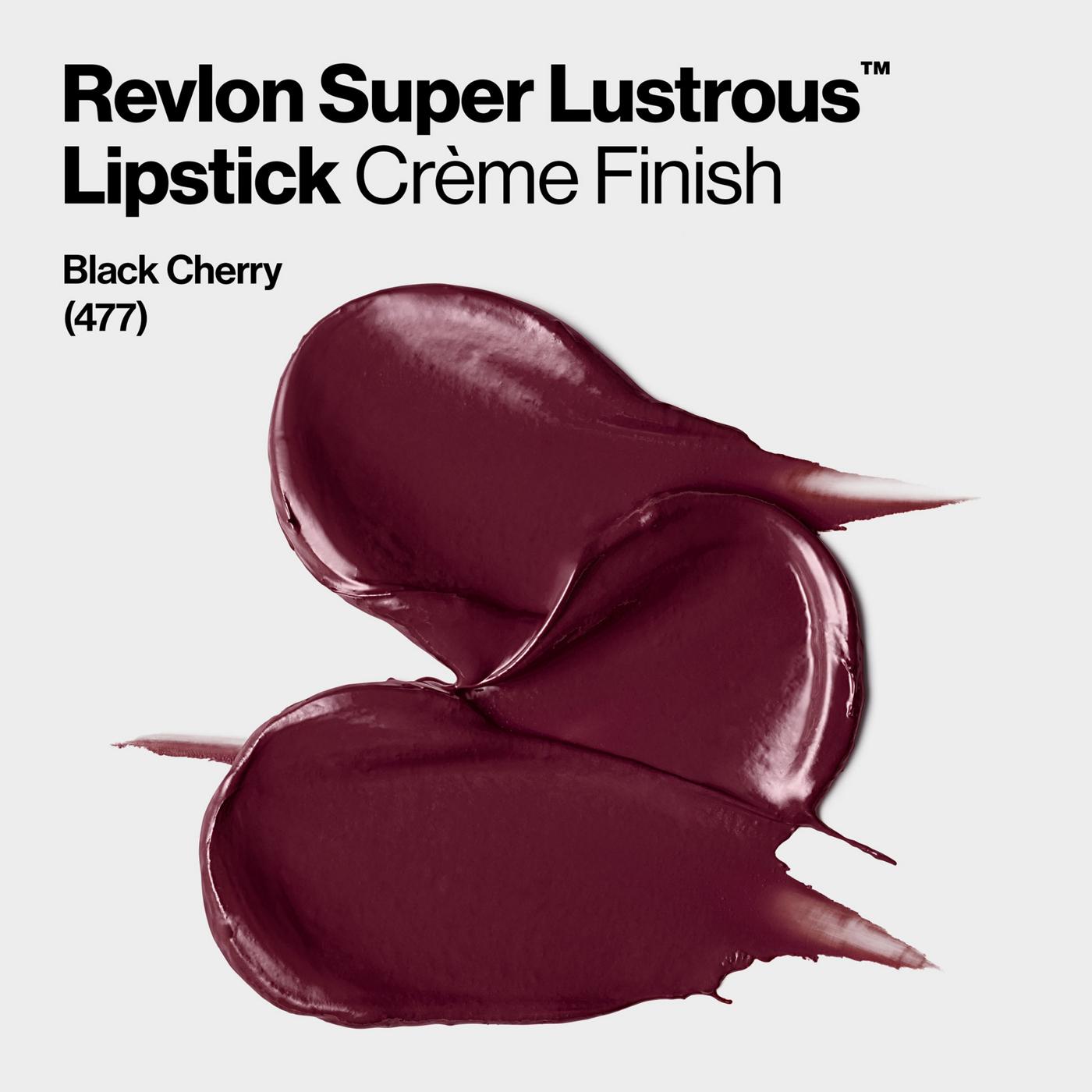 Revlon Super Lustrous Lipstick,  Black Cherry; image 3 of 6