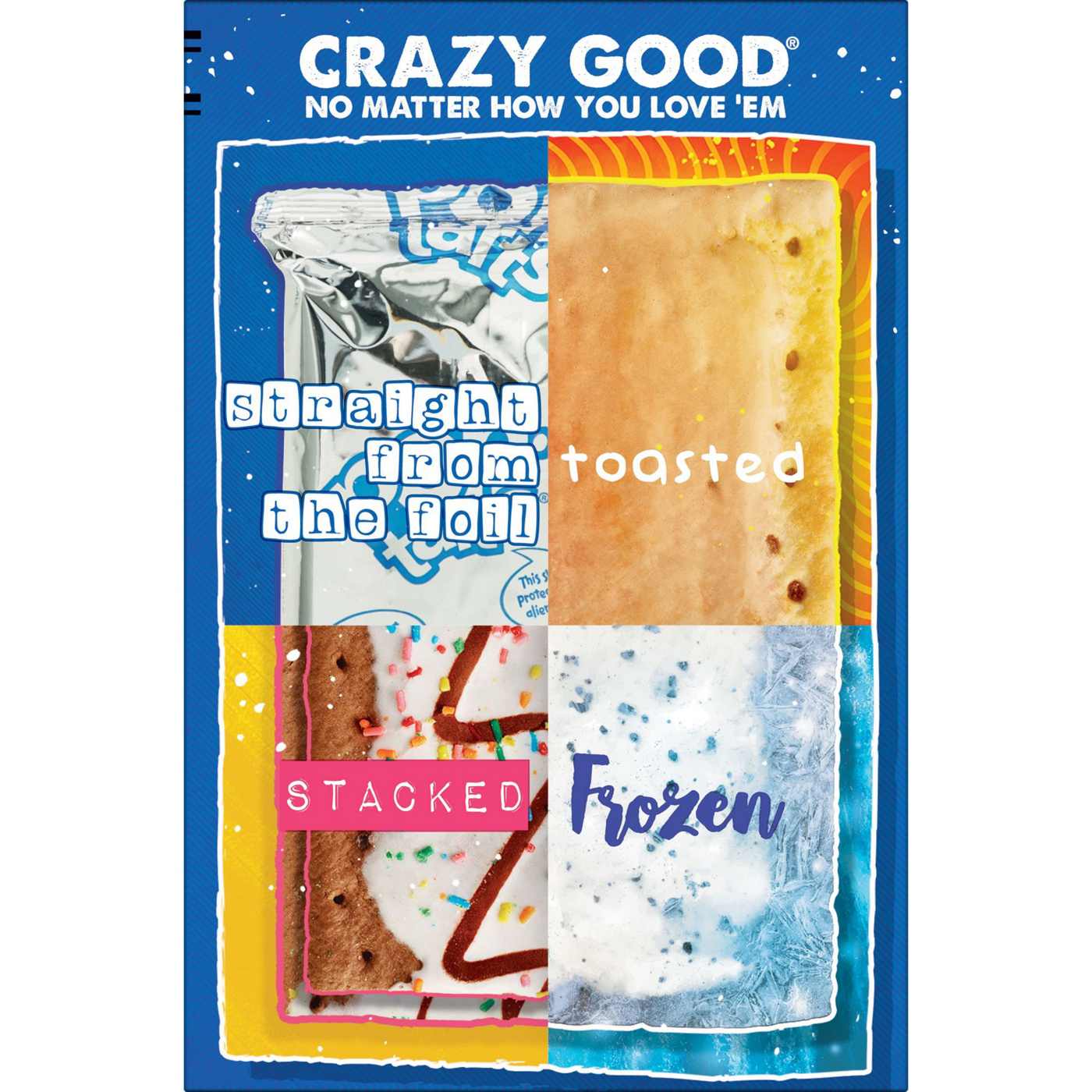 Pop-Tarts Frosted Cookies & Creme Toaster Pastries; image 2 of 9