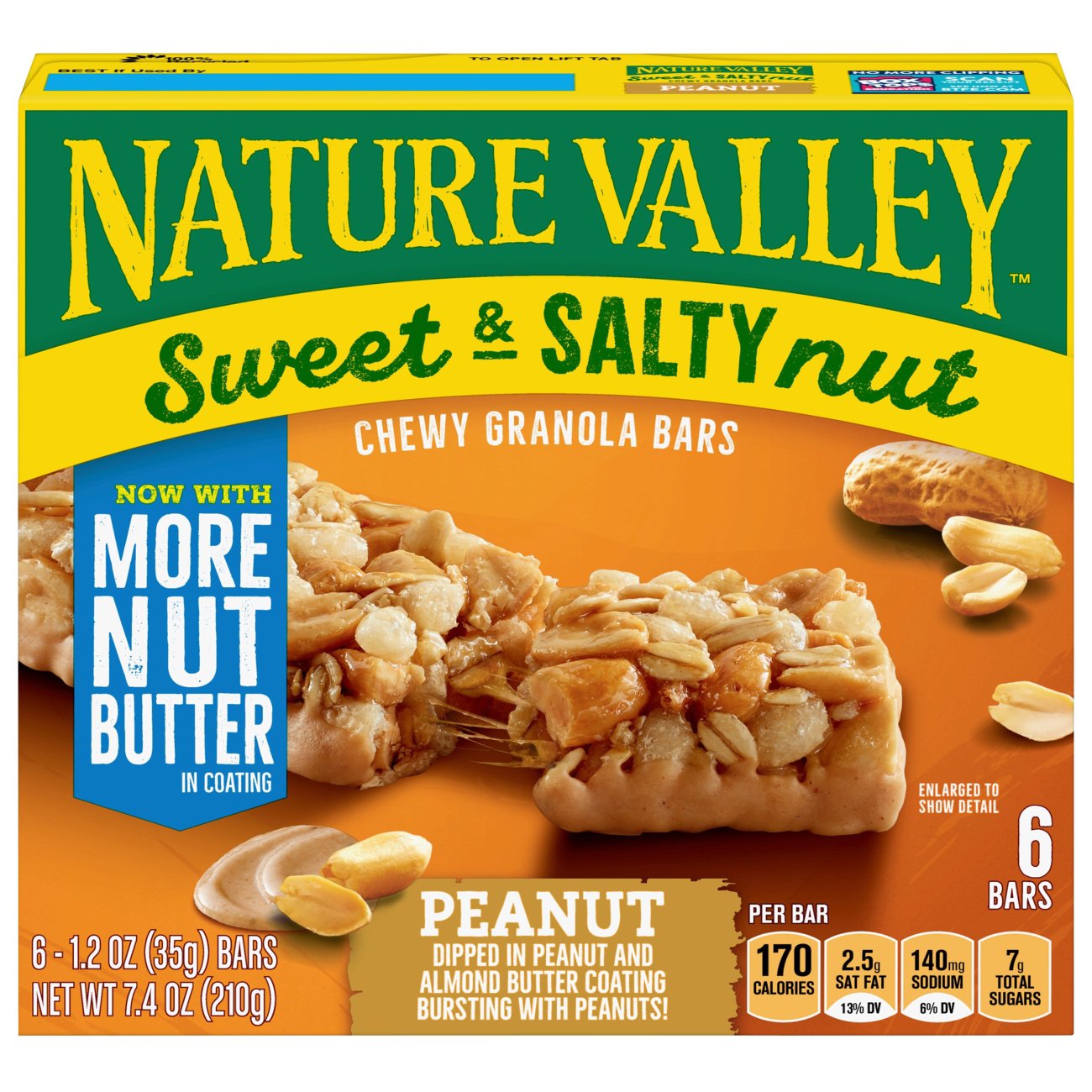 Nature Valley™ Protein Chewy Granola Bars Peanut Butter Dark
