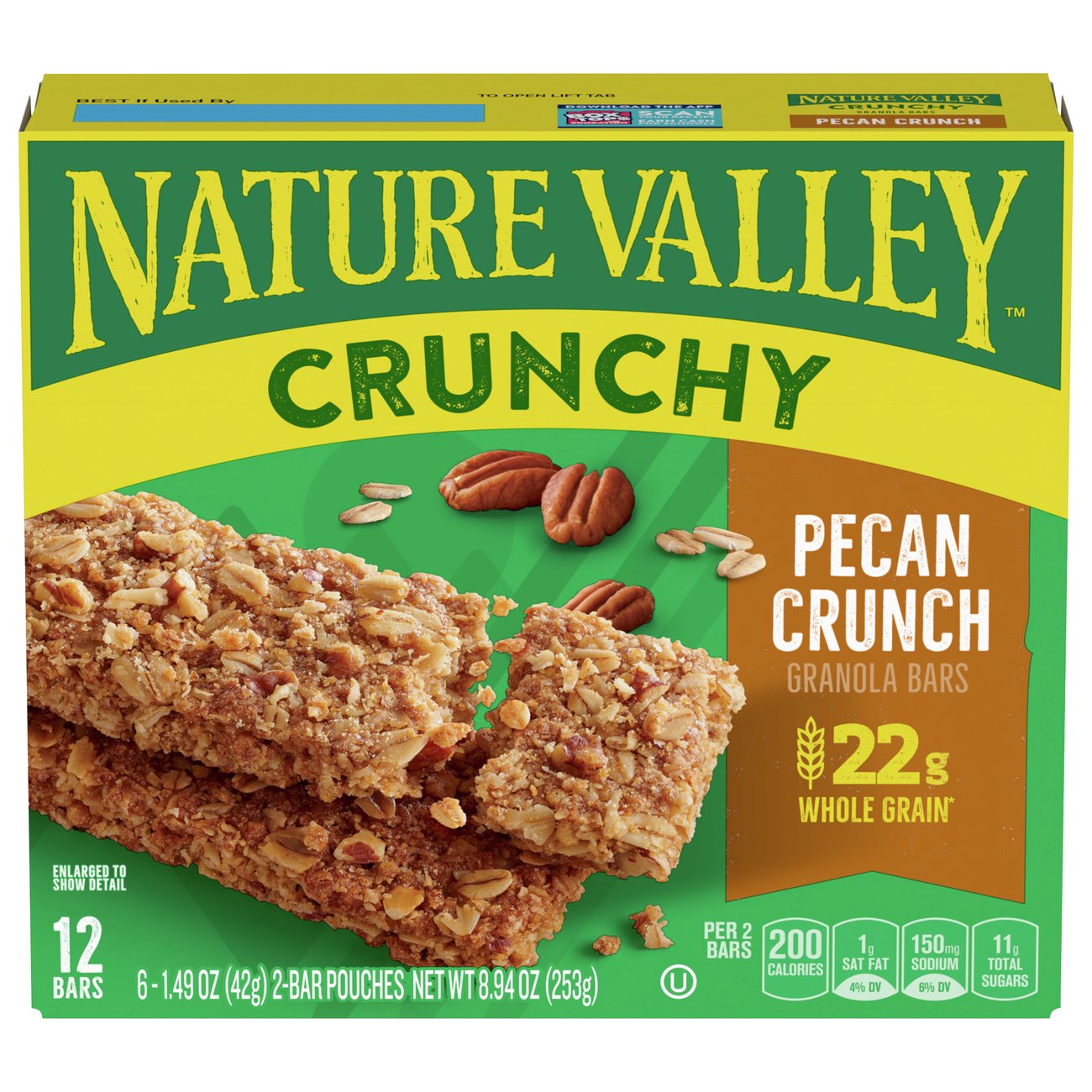 Nature Valley Crunchy Pecan Crunch Granola Bars Shop Granola Snack Bars At H E B