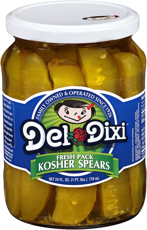 Best Maid Del Dixi Kosher Spears Shop Pickles & cucumber at HEB