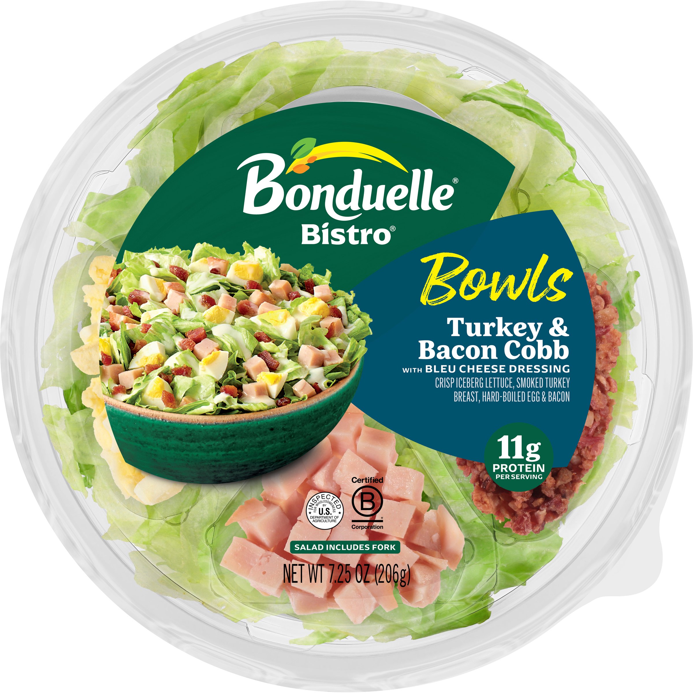 Ready Pac Bistro Salad Bowl Turkey and Bacon Cobb Shop Salads at HEB