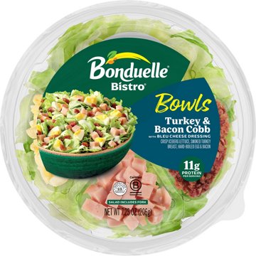 Bonduelle Bistro Salad Bowl - Turkey and Bacon Cobb, 7.25 oz
