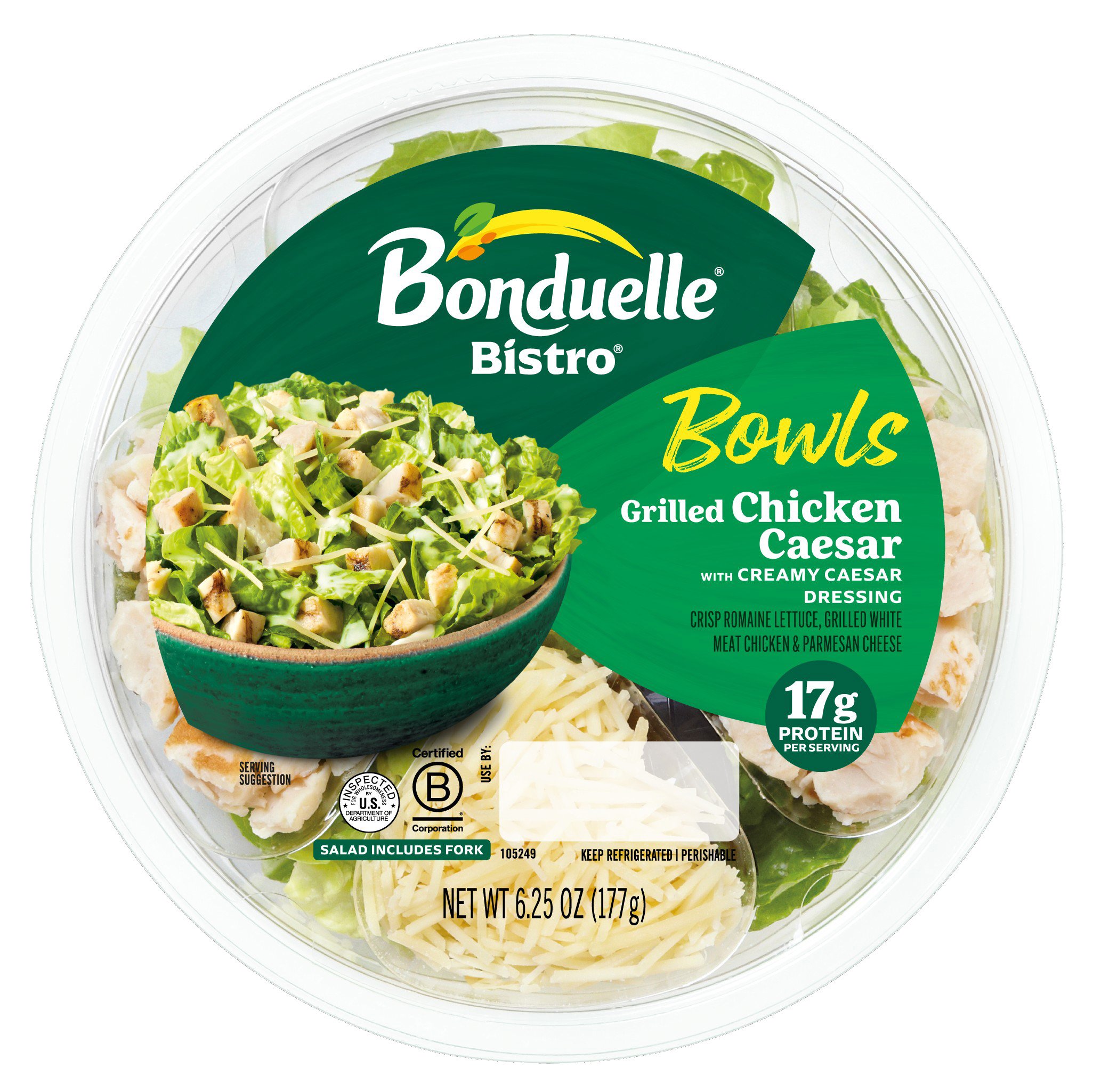 Bistro Chicken Caesar Salad Bowl Shop Salads at HEB