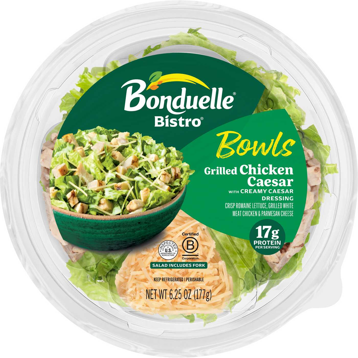 Bistro Salad Bowl Chicken Caesar Shop Salads at HEB