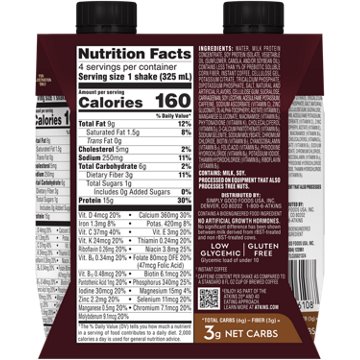 Atkins Iced Coffee Protein Shake - Café Caramel, 4 pk