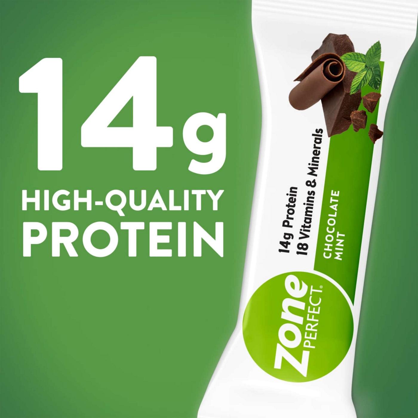 ZonePerfect 14g Protein Bars - Chocolate Mint; image 6 of 8