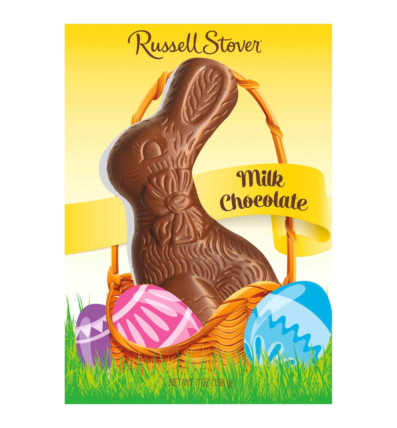 Russell Stover Solid Milk Chocolate Bunny Easter Candy; image 1 of 2