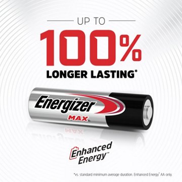 Energizer MAX AA Alkaline Batteries, 16 pk
