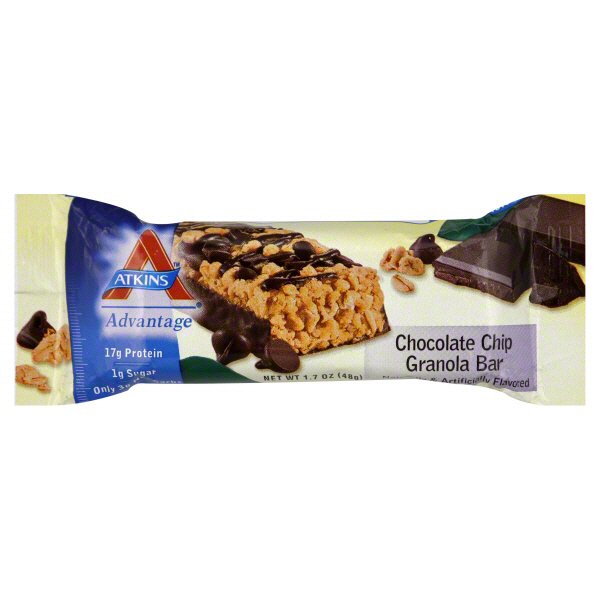 Atkins Atkins Advantage Single Bar Chocolate Chip Granola - Shop Diet ...