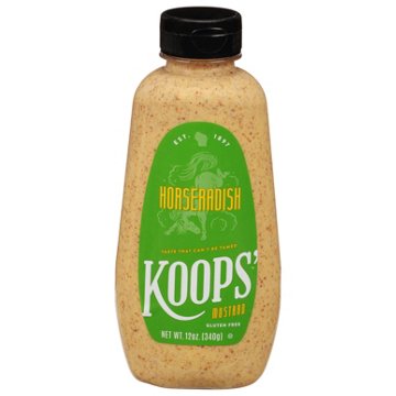 Koops Horseradish Mustard, 12 oz