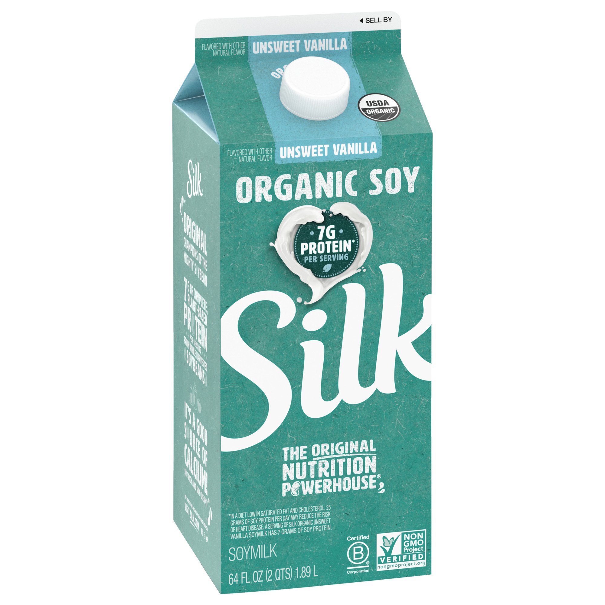 Silk Unsweetened Vanilla Soy Milk - Shop Milk At H-E-B