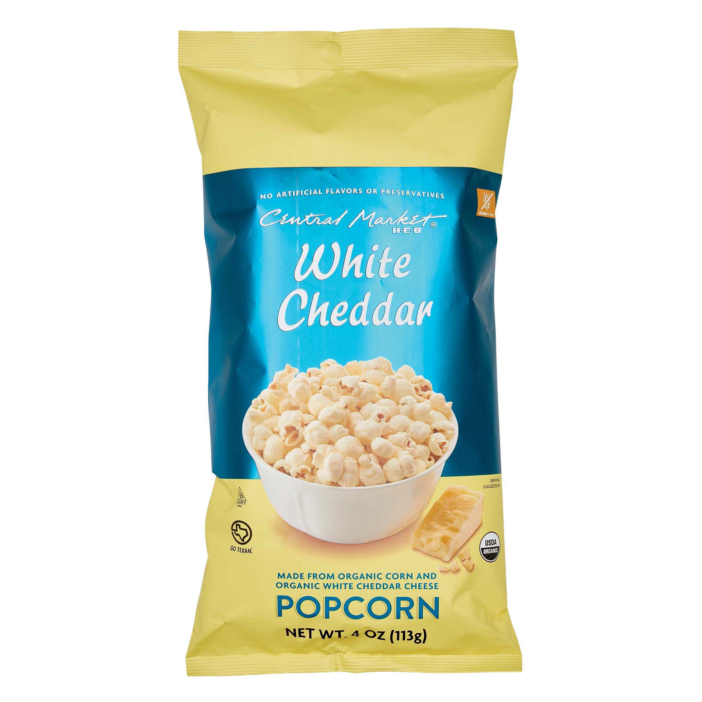 Central Market White Cheddar Popcorn - Shop Popcorn at H-E-B