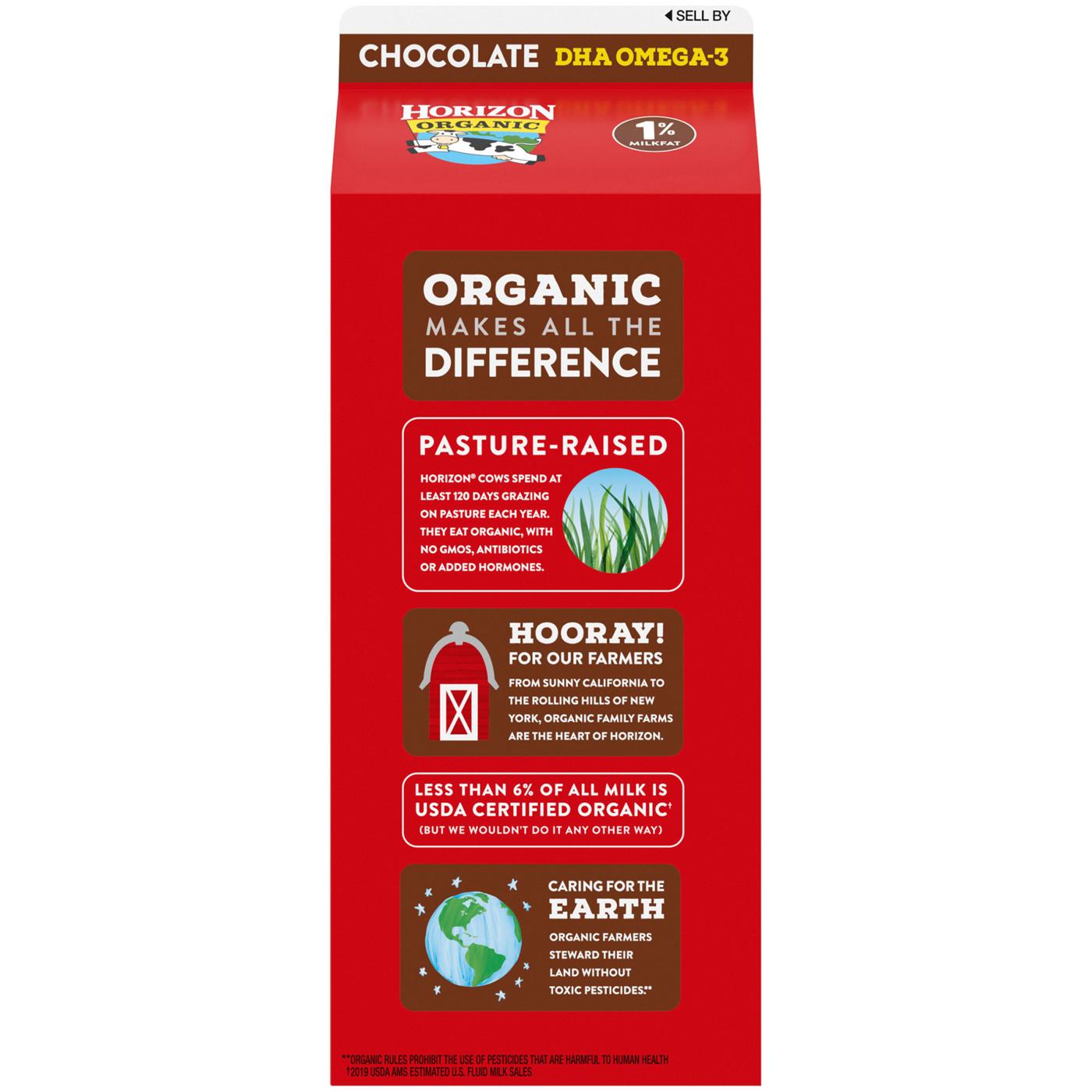 Horizon Organic 1% Lowfat Dha Omega-3 Chocolate Milk; image 5 of 8