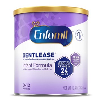 Enfamil Gentlease Easy to Digest Baby Formula for Easing Fussiness, Gas, Spit-up, 12.4 oz