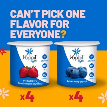 Yoplait Light Strawberry & Blueberry Patch Yogurt Variety Pack
