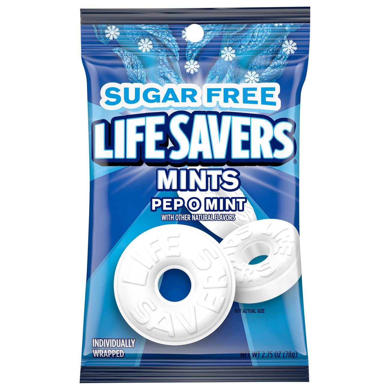 Life Savers Sugar Free Individually Wrapped Mints - Pep O Mint; image 1 of 5
