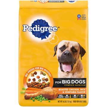 Pedigree Big Dog Dry Dog Food - Roasted Chicken Rice and Vegetable Flavor