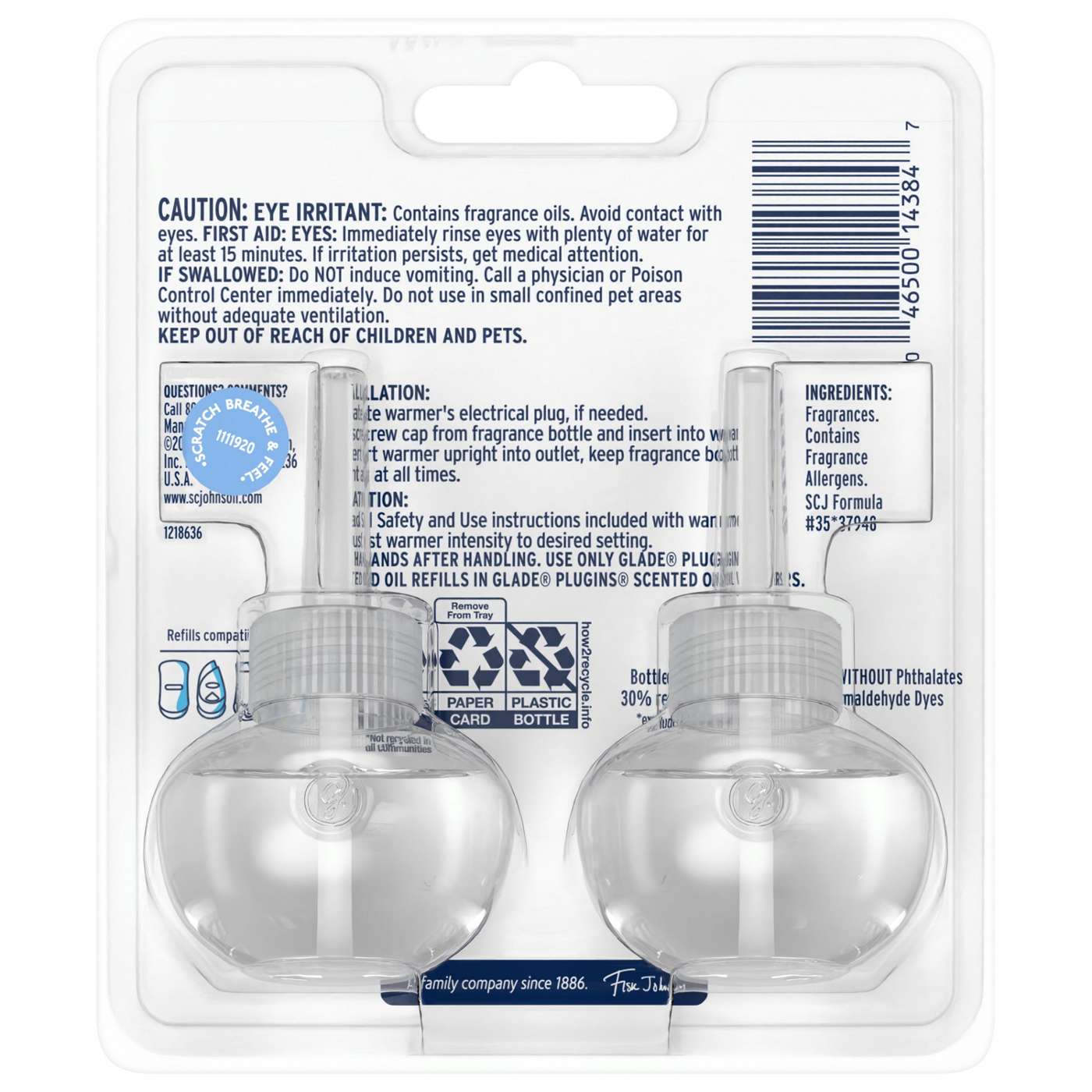 Glade PlugIns Scented Oil Air Freshener Refills - Clean Linen; image 10 of 14