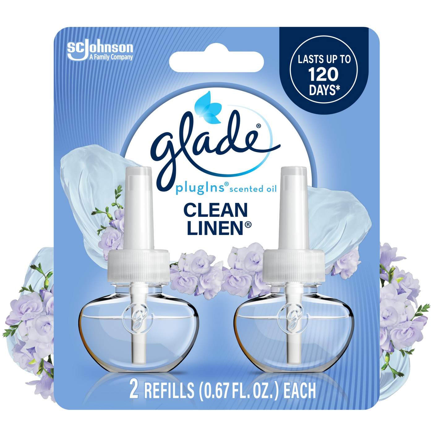Glade PlugIns Scented Oil Air Freshener Refills - Clean Linen; image 12 of 14