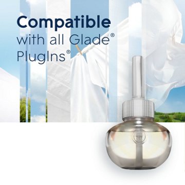 Glade PlugIns Scented Oil Air Freshener Refills - Clean Linen, 2 ct