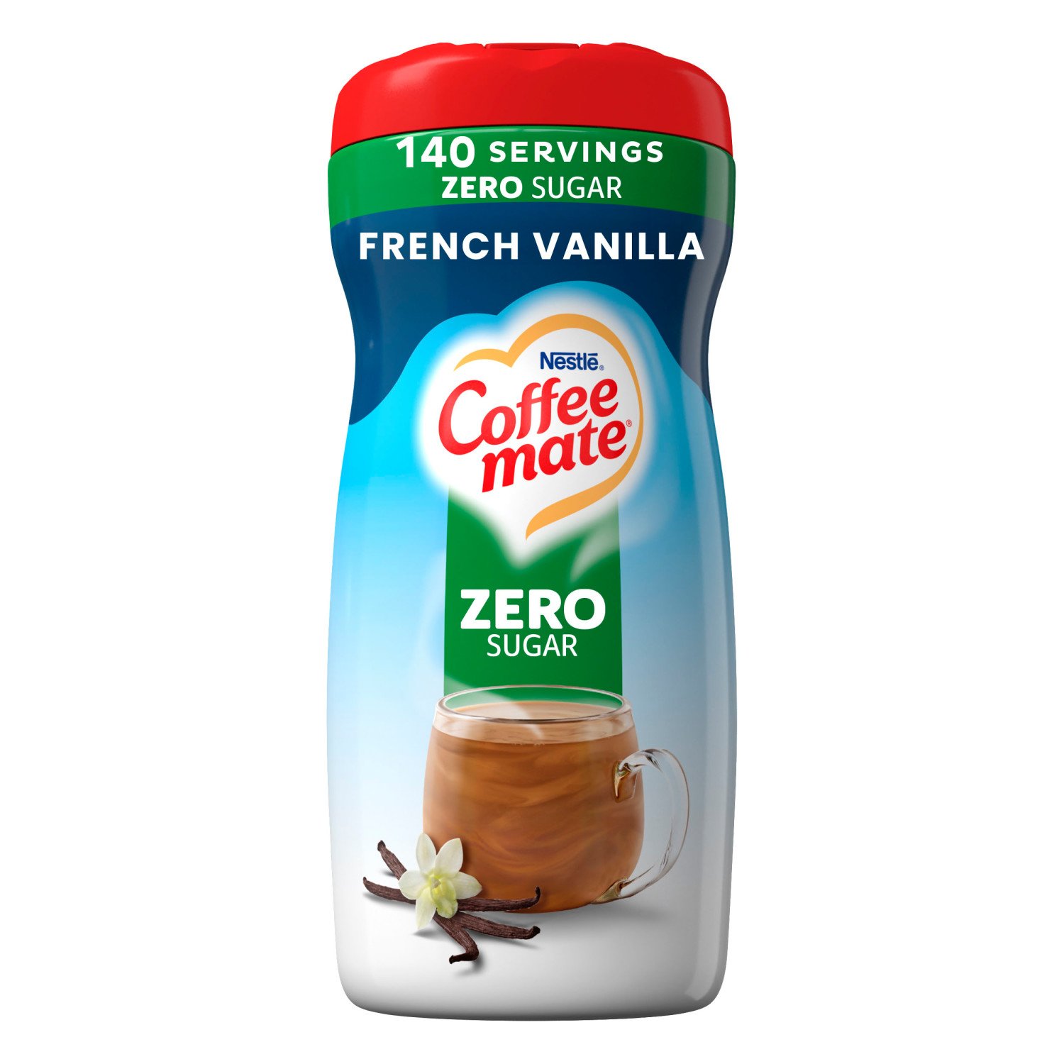 Nestle Coffee Mate French Vanilla Sugar Free Powder Coffee Creamer