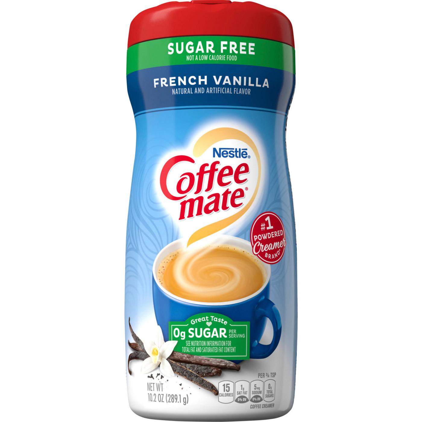 Nestle Coffee Mate French Vanilla Sugar Free Powder Coffee Creamer; image 3 of 9