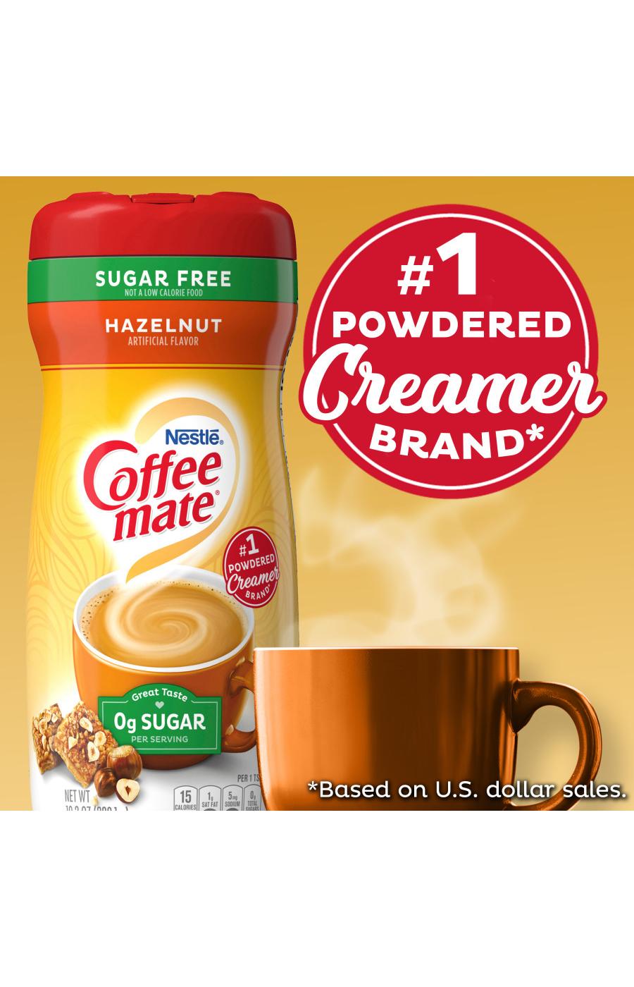 Nestle Coffee Mate Sugar Free Hazelnut Powder Coffee Creamer; image 4 of 8
