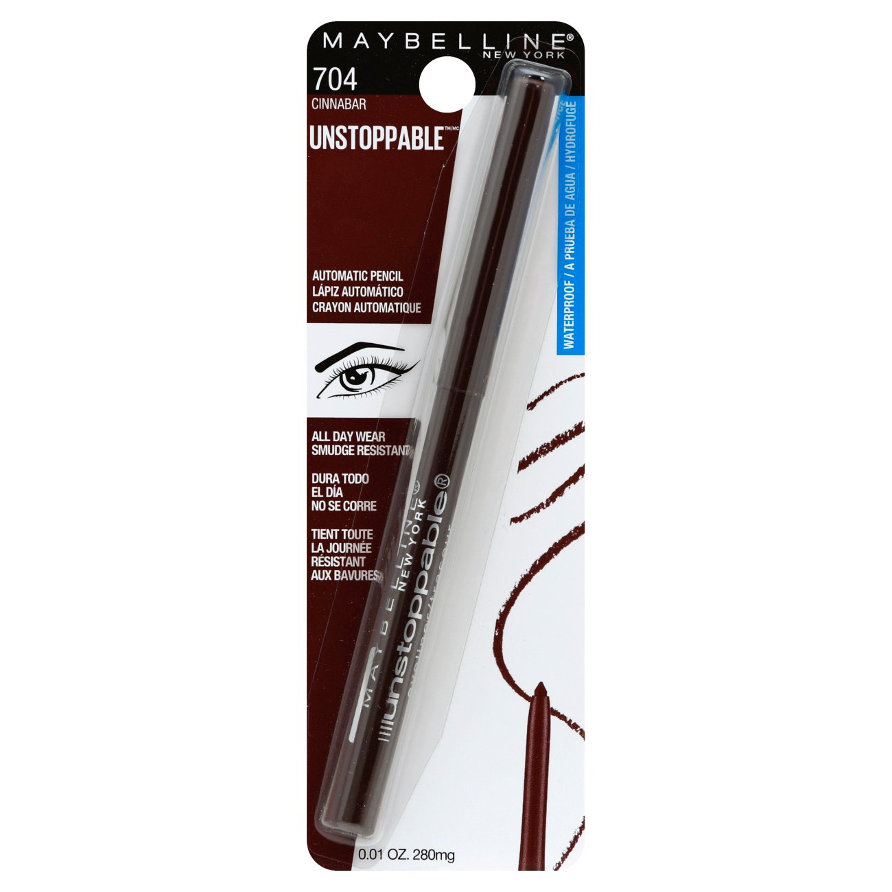 Maybelline Unstoppable Eyeliner, Cinnabar Shop Eyes at HEB