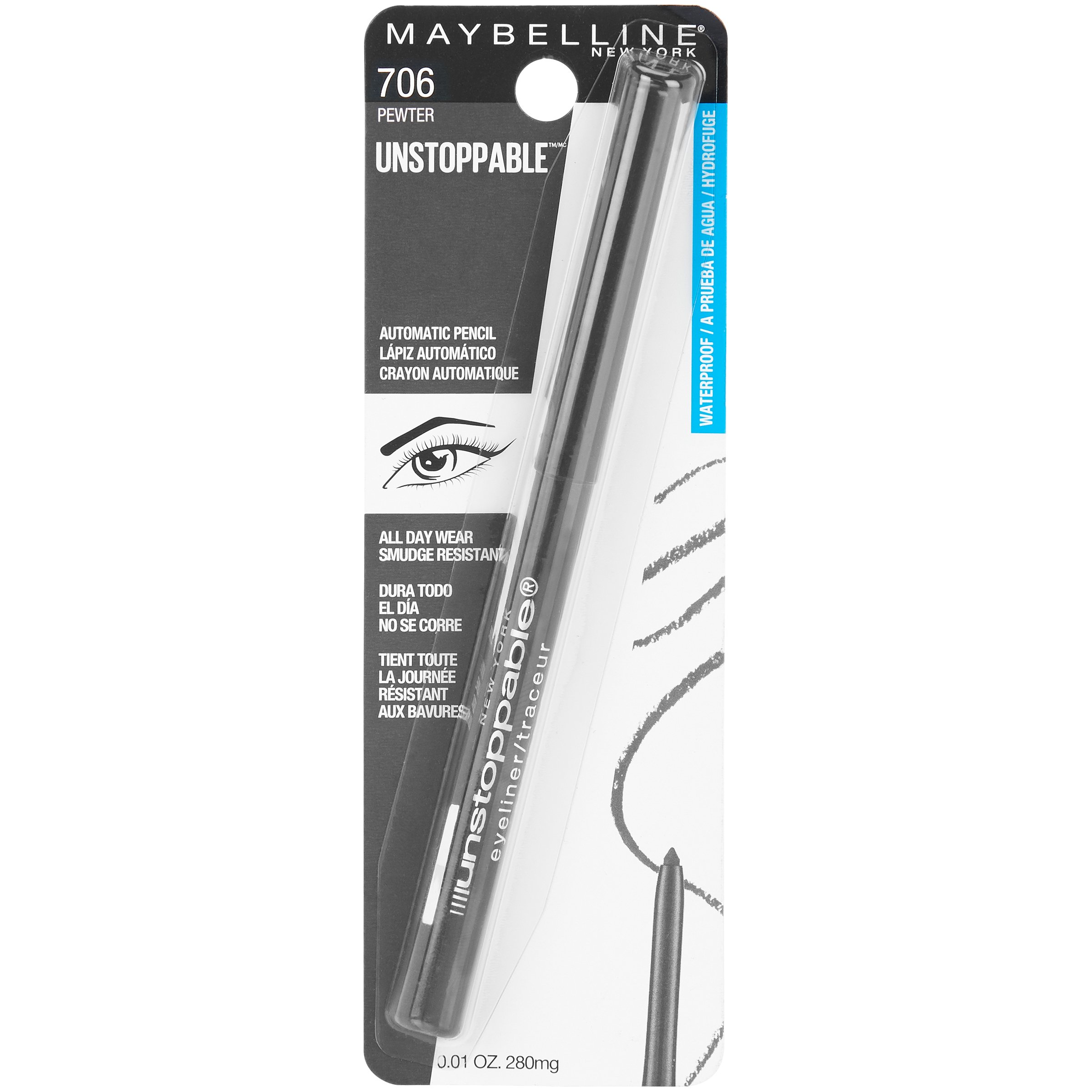 Maybelline Unstoppable Eyeliner, Pewter Shop Eyes at HEB