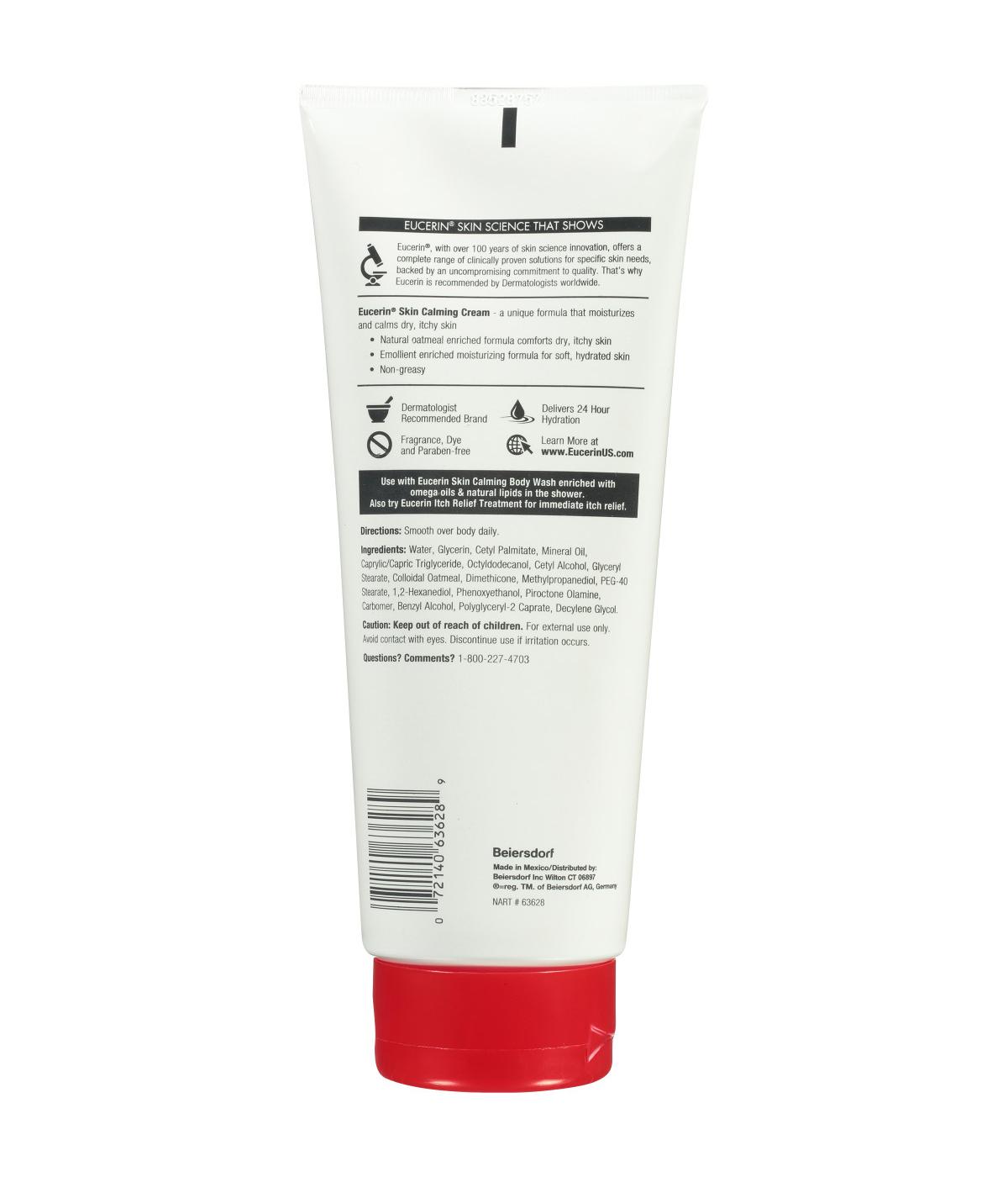 Eucerin Skin Calming Daily Moisturizing Cream Tube; image 4 of 4