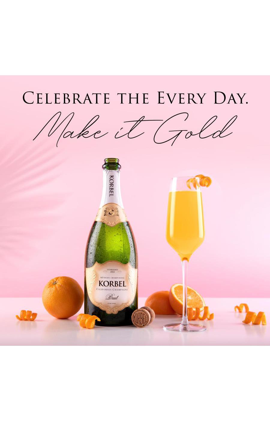 Korbel Brut Champagne; image 2 of 4