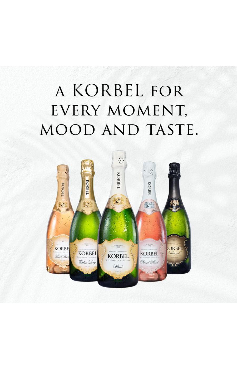 Korbel Brut Champagne; image 3 of 4