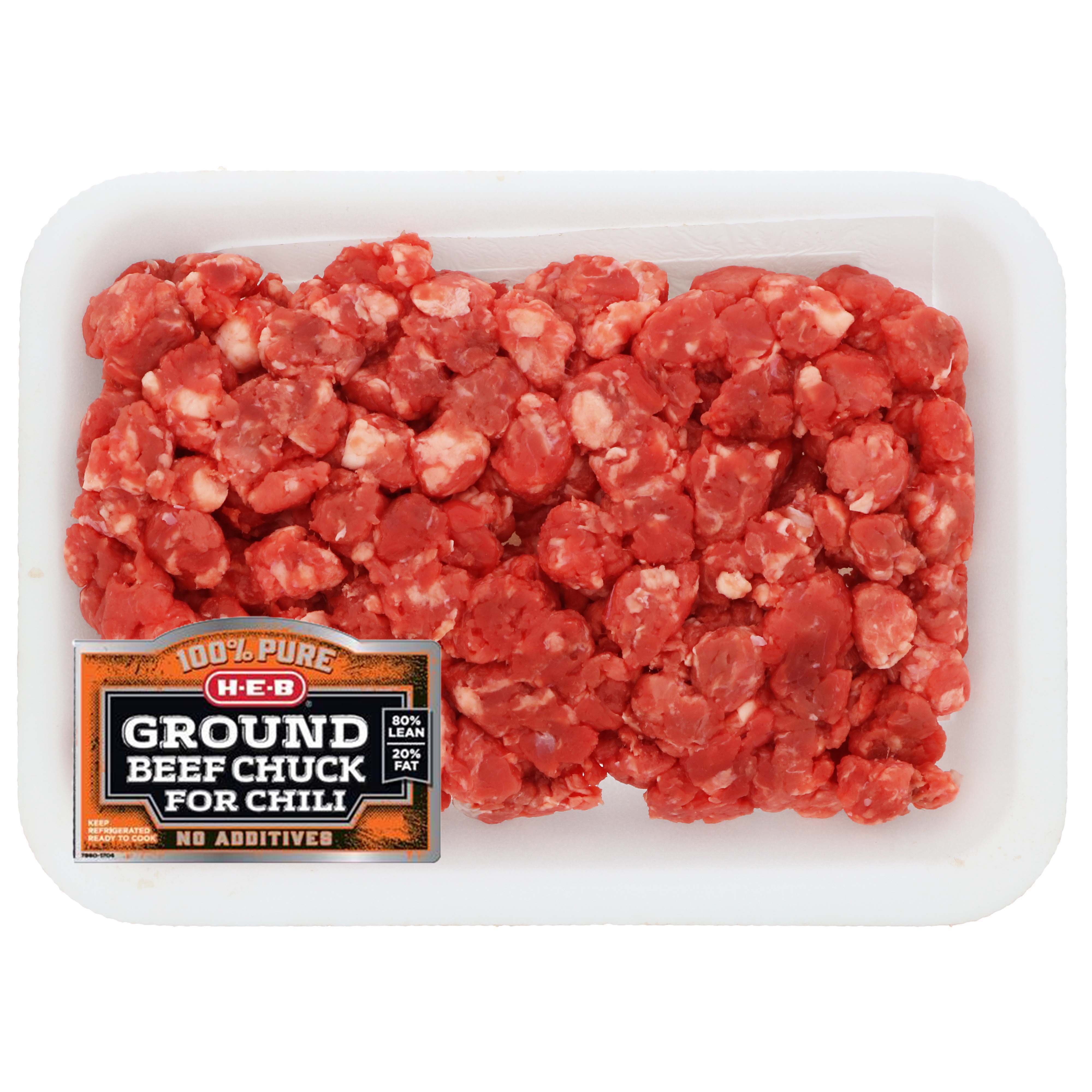 H-E-B Ground Chuck For Chili 80% Lean - Shop Beef At H-E-B