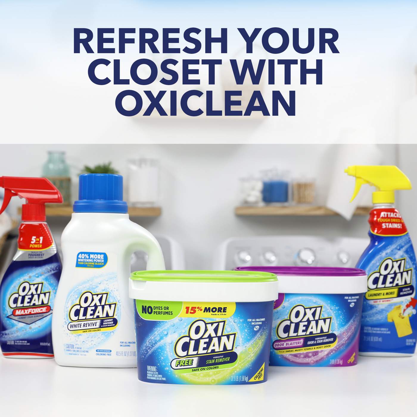 OxiClean Versatile Stain Remover 65 Loads; image 3 of 15