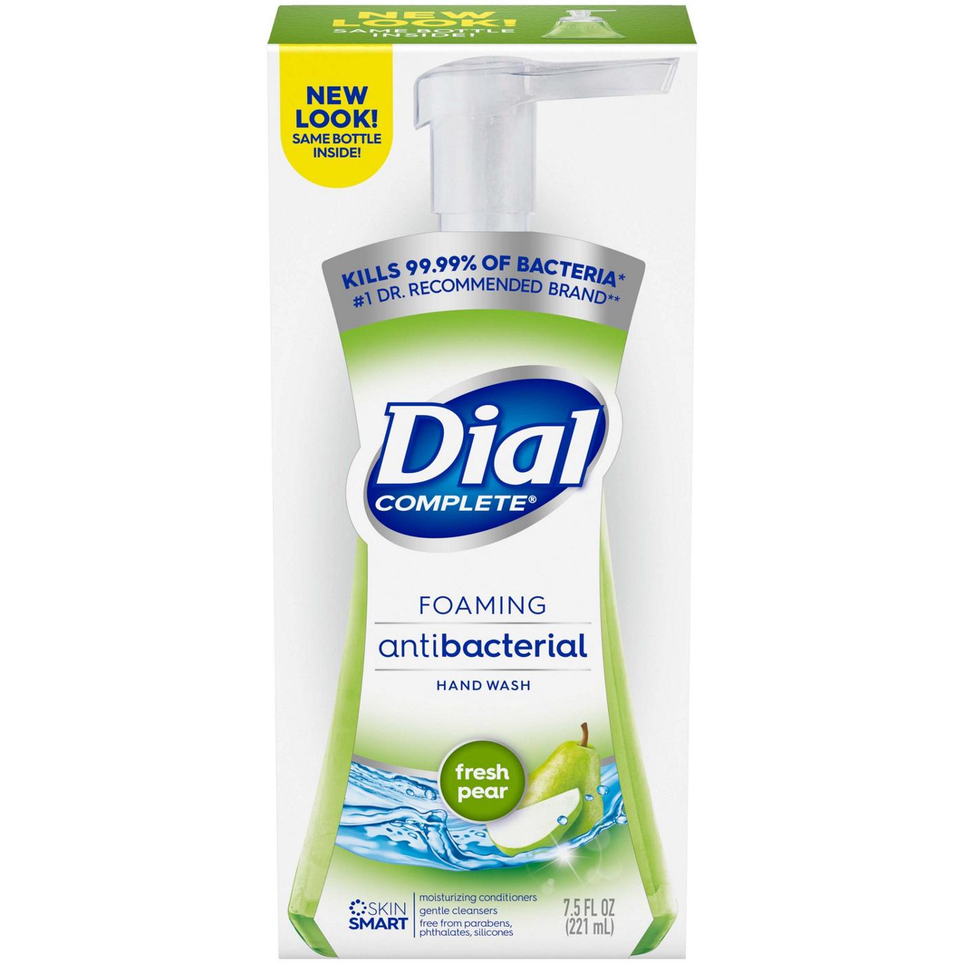 Dial Complete Antibacterial Foaming Hand Wash, Fresh Pear; image 1 of 7