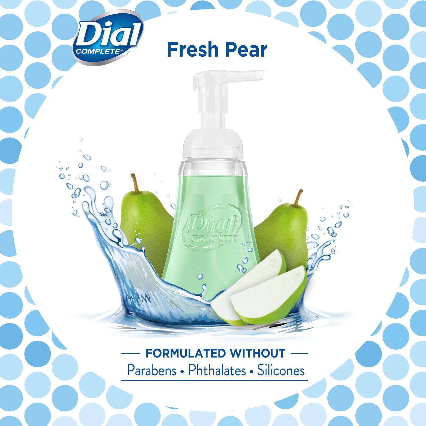 Dial Complete Antibacterial Foaming Hand Wash, Fresh Pear; image 4 of 7