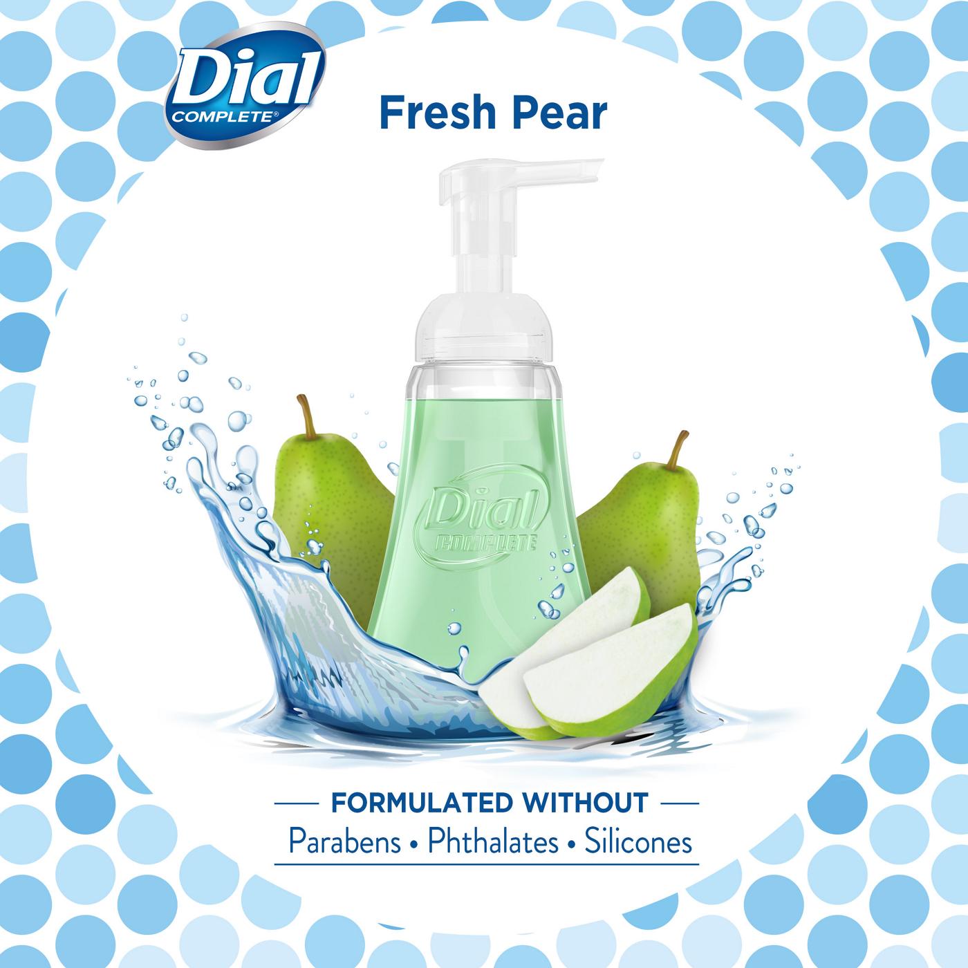 Dial Complete Antibacterial Foaming Hand Wash, Fresh Pear; image 5 of 7