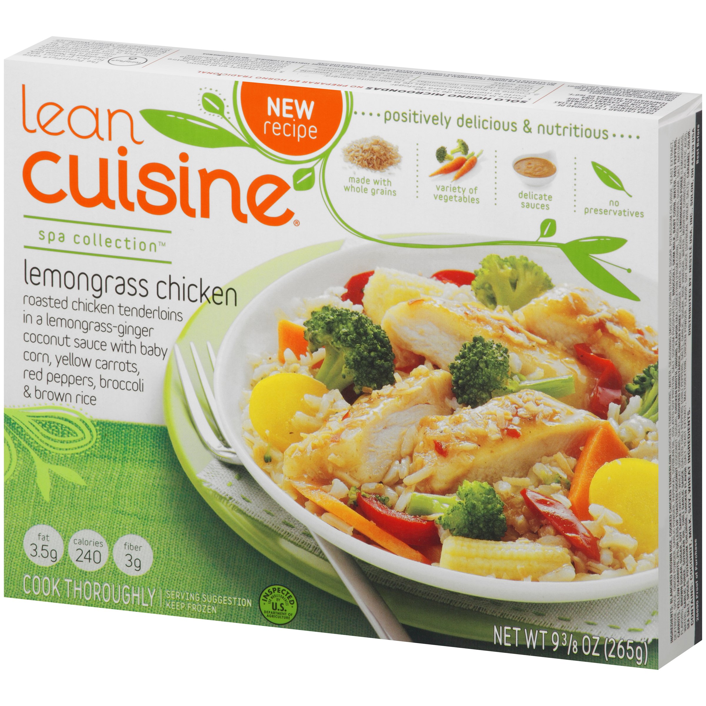 Lean Cuisine Spa Collection Lemongrass Chicken - Shop Entrees & sides ...