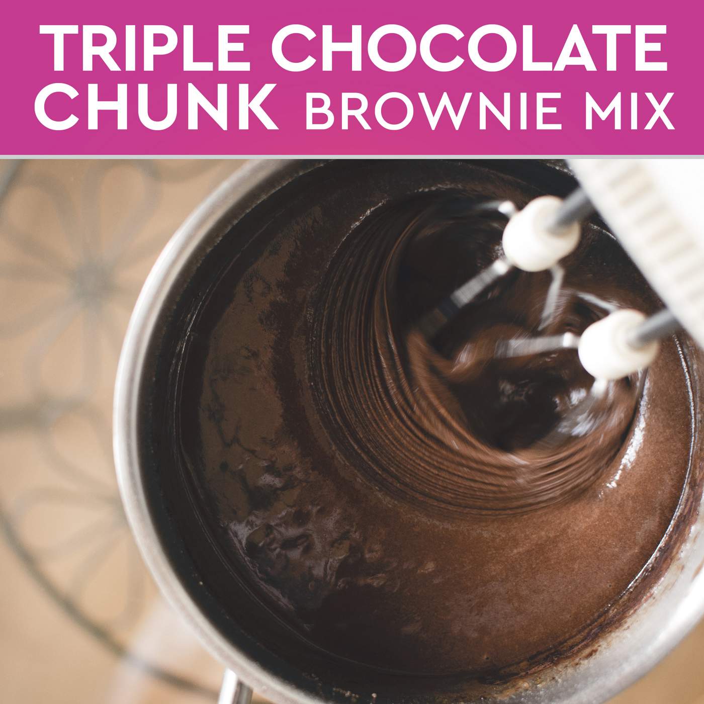 Duncan Hines Signature Triple Chocolate Chunk Brownie Mix; image 3 of 7