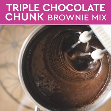Duncan Hines Signature Triple Chocolate Chunk Brownie Mix, 18 oz
