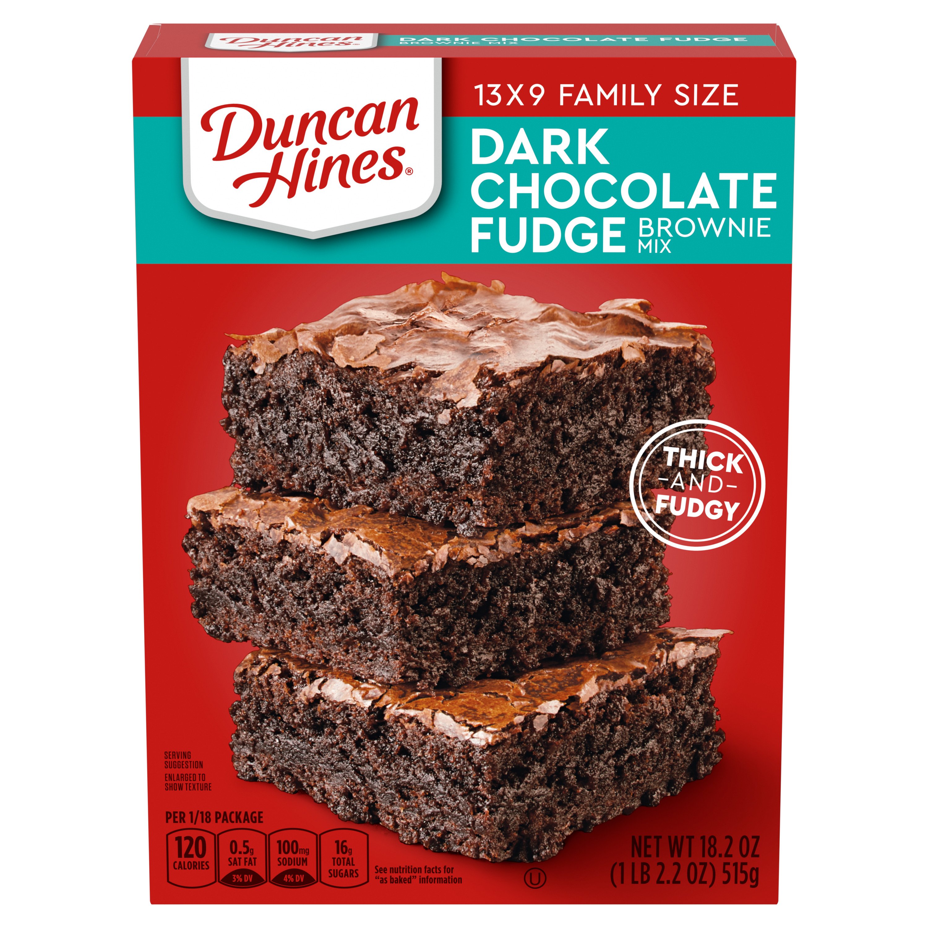 Duncan Hines Dark Chocolate Fudge Brownie Mix Shop Baking mixes at HEB