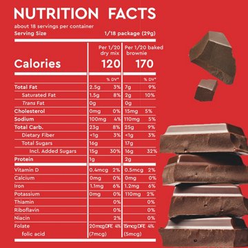 Duncan Hines Dark Chocolate Fudge Brownie Mix, 18.2 oz