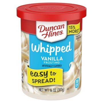 Duncan Hines Whipped Vanilla Frosting, 14 oz