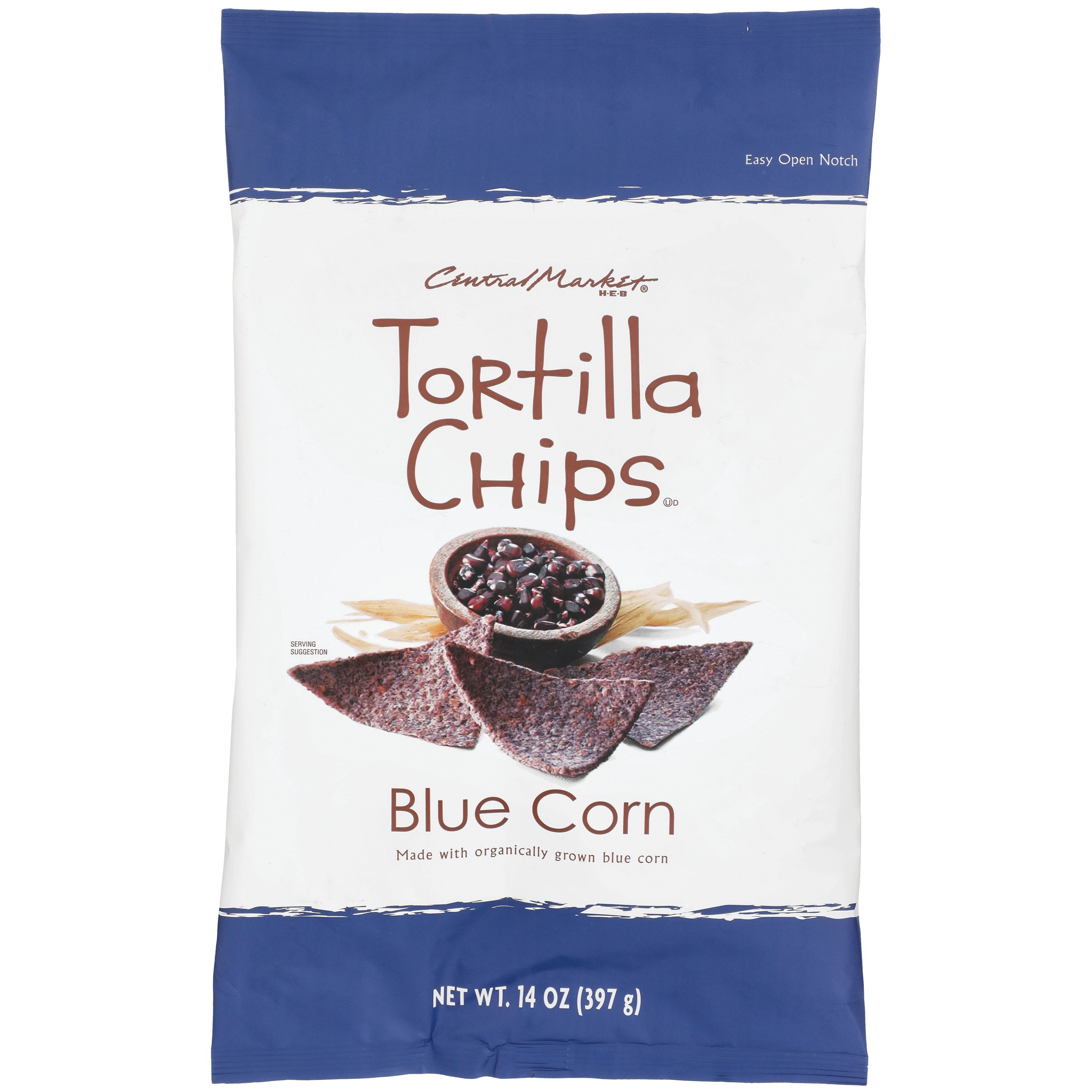 Central Market Blue Corn Tortilla Chips - Shop Chips At H-E-B