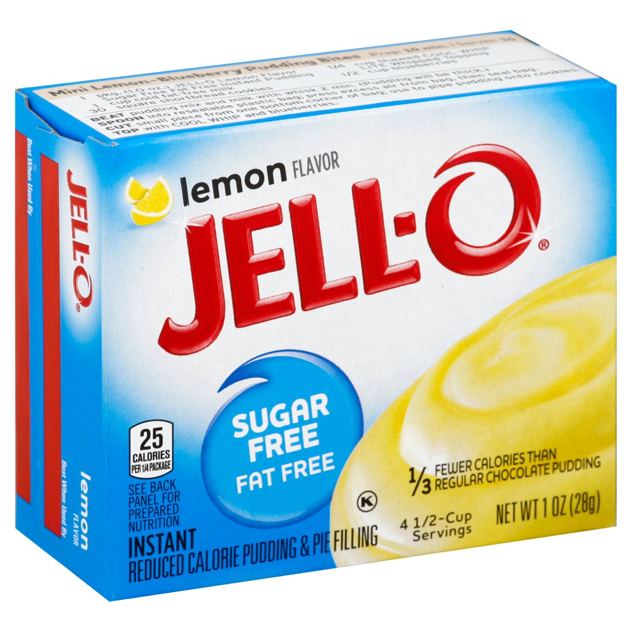 Jell O Sugar Free Lemon Instant Pudding Mix Shop Pudding Gelatin Mix At H E B