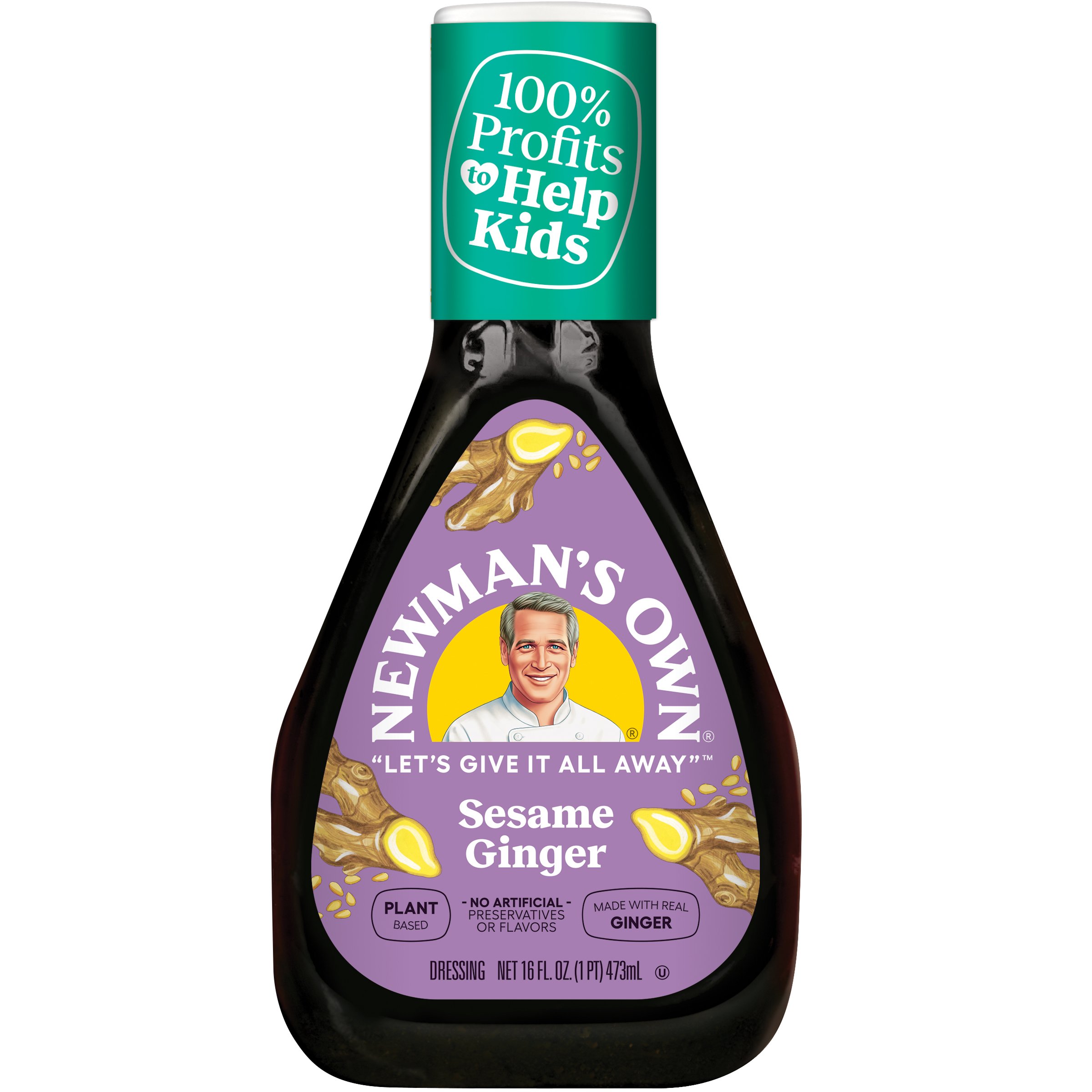 Newman's Own Sesame Ginger Dressing - Shop Salad Dressings at H-E-B