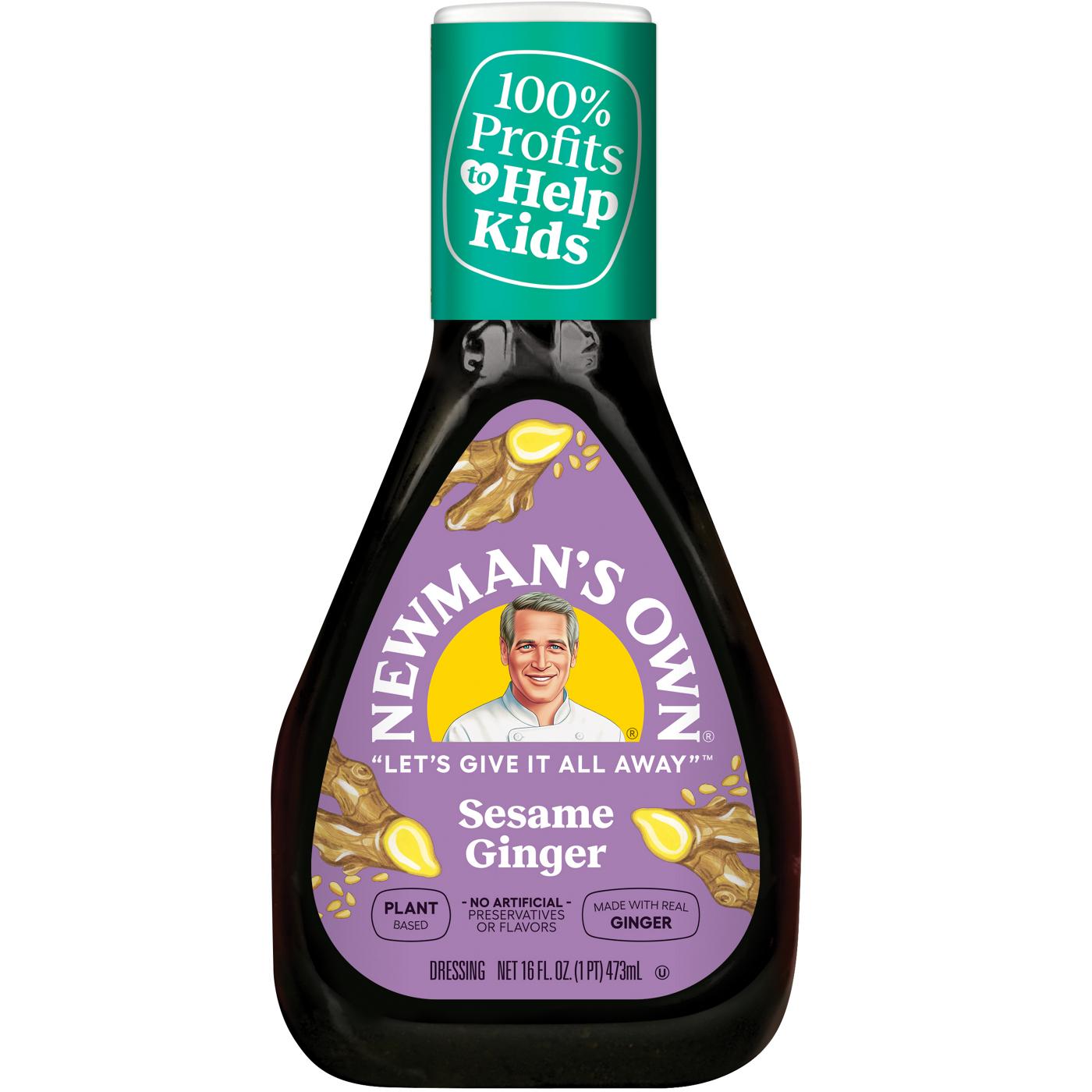 Newman's Own Sesame Ginger Dressing; image 1 of 2