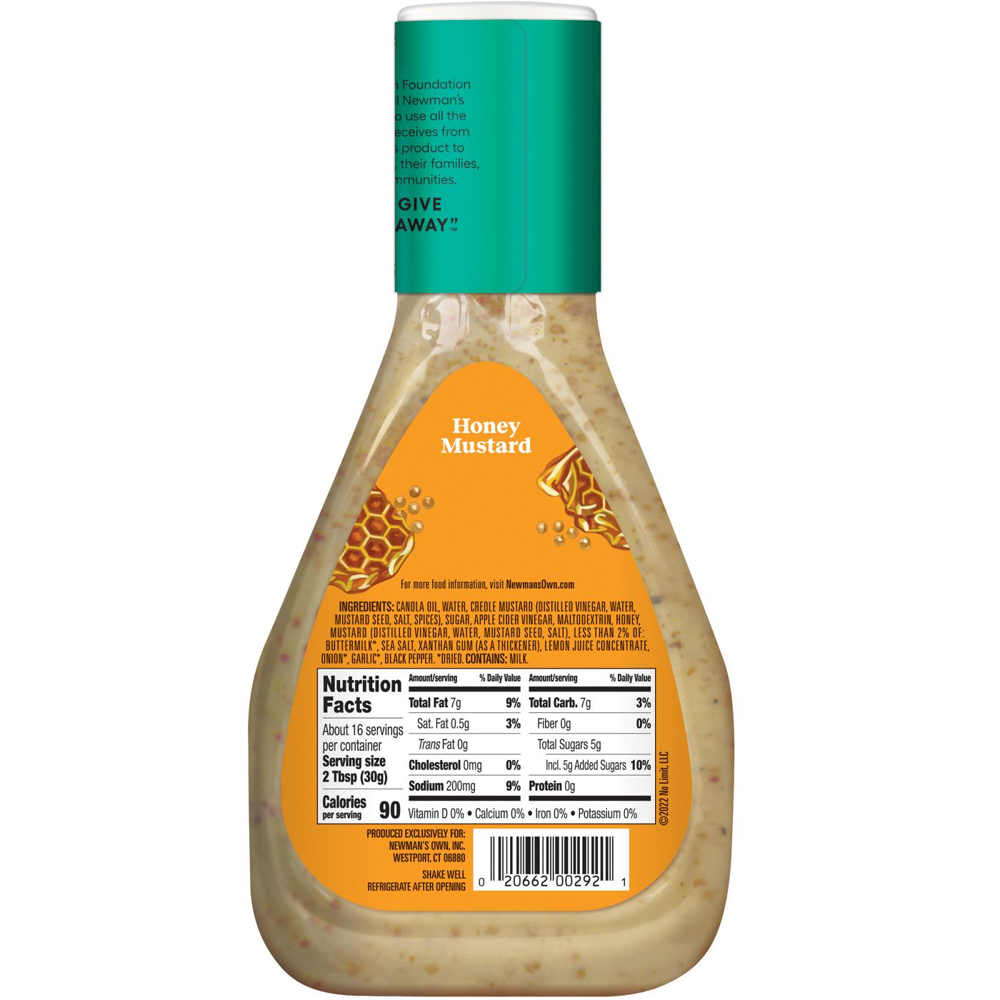 Newman's Own Honey Mustard Dressing; image 2 of 2