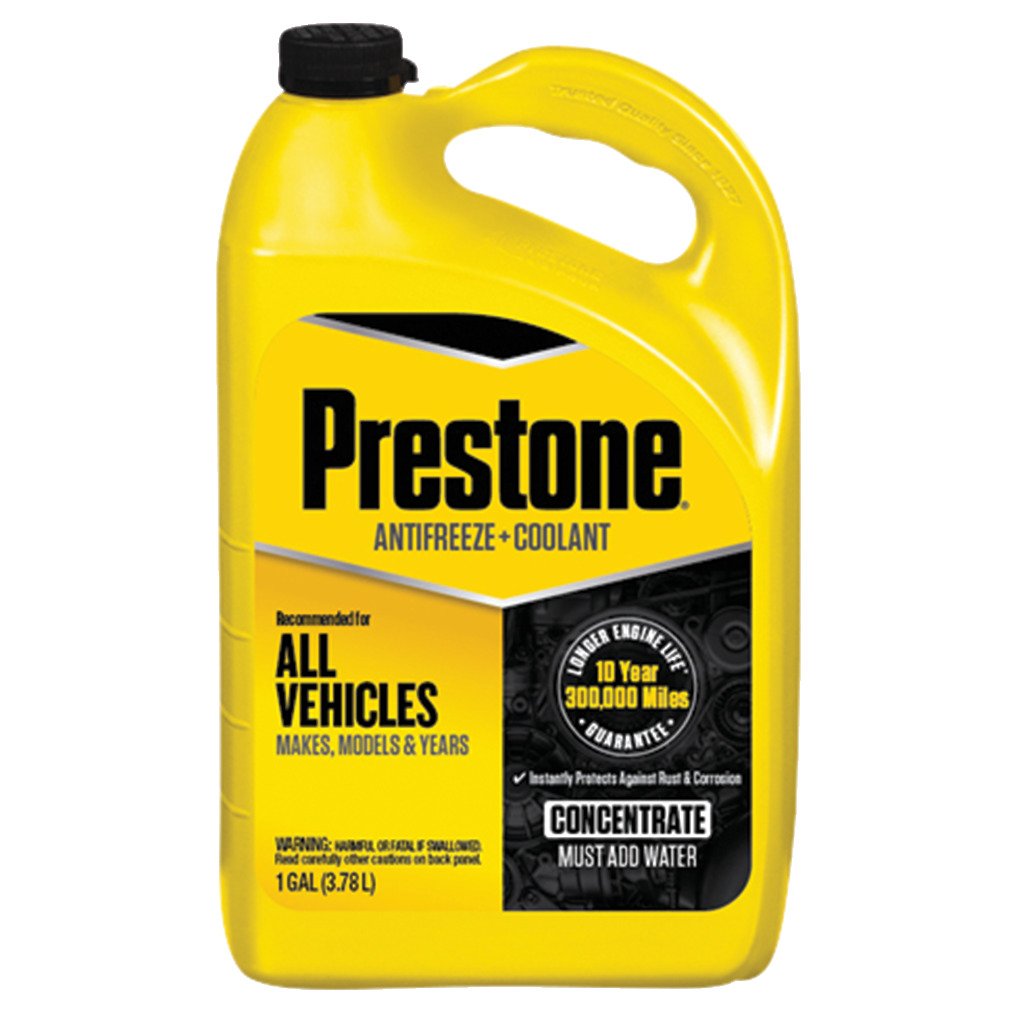 Prestone All Vehicles Antifreeze + Coolant Concentrate Shop Motor oil